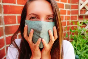 Ergonomic Reusable Organic Hemp Cotton Sustainable Face Mask Mouth Mask