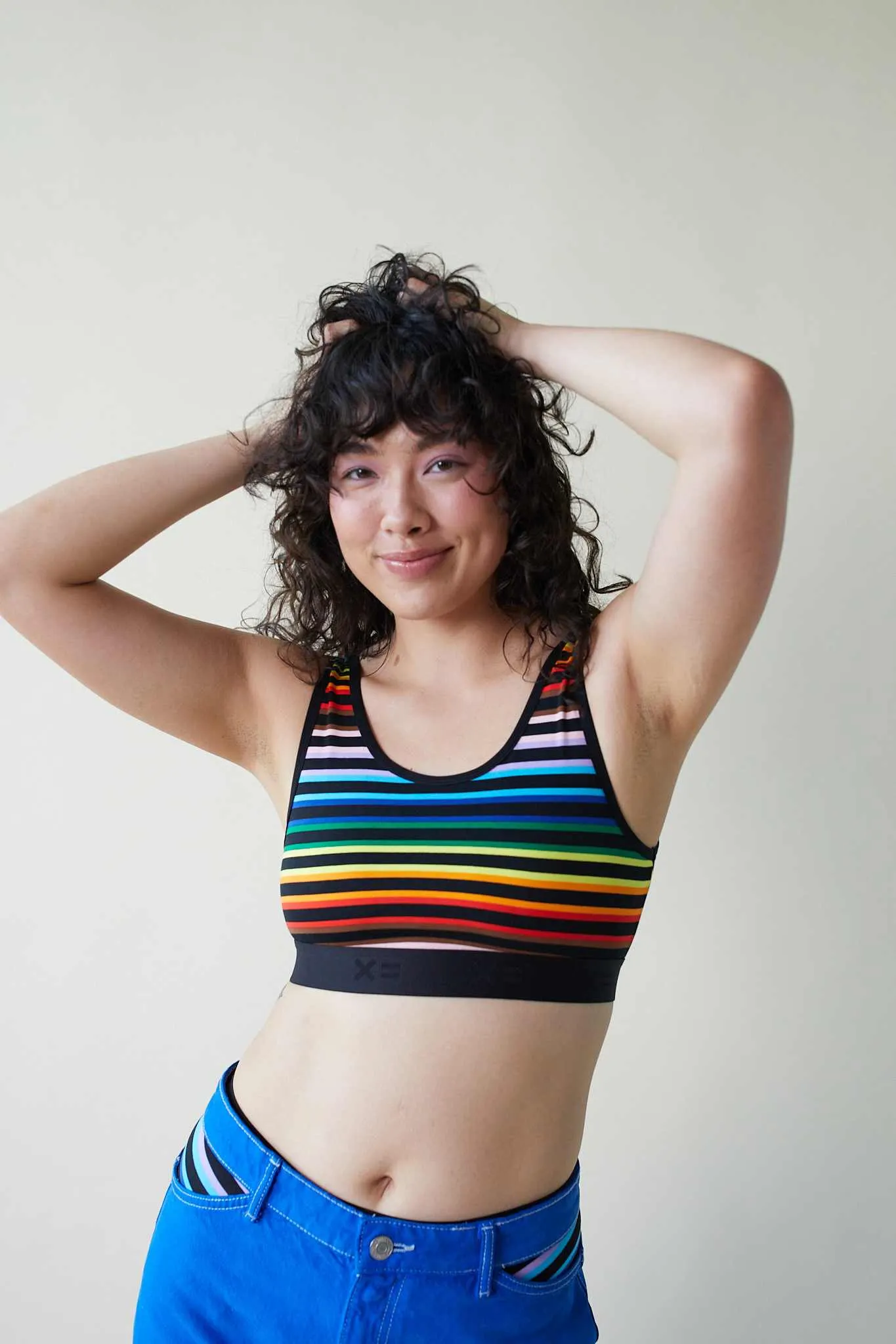 Essentials Soft Bra - Progress Pride Stripes