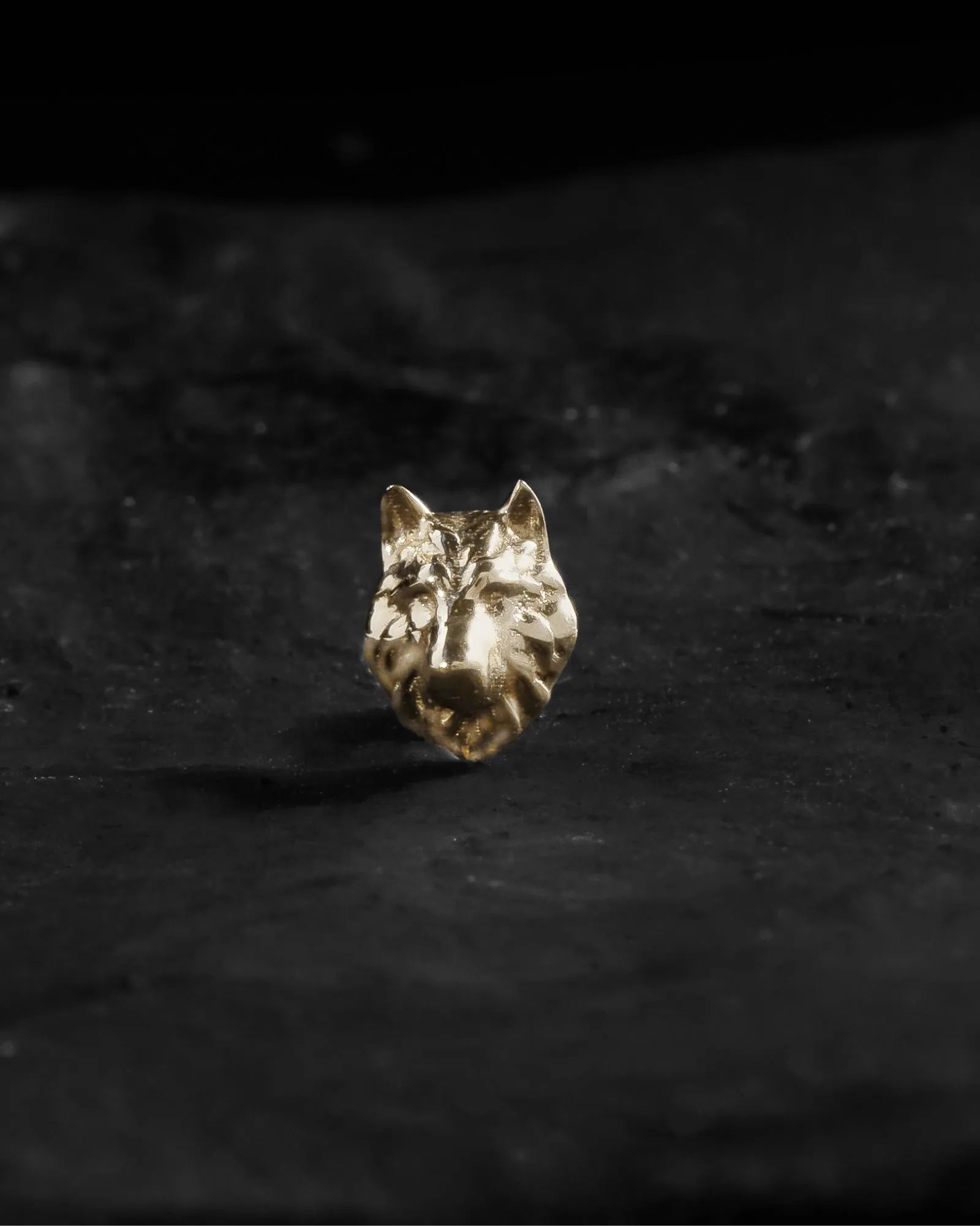 Fenrir Threadless End (14K Gold)