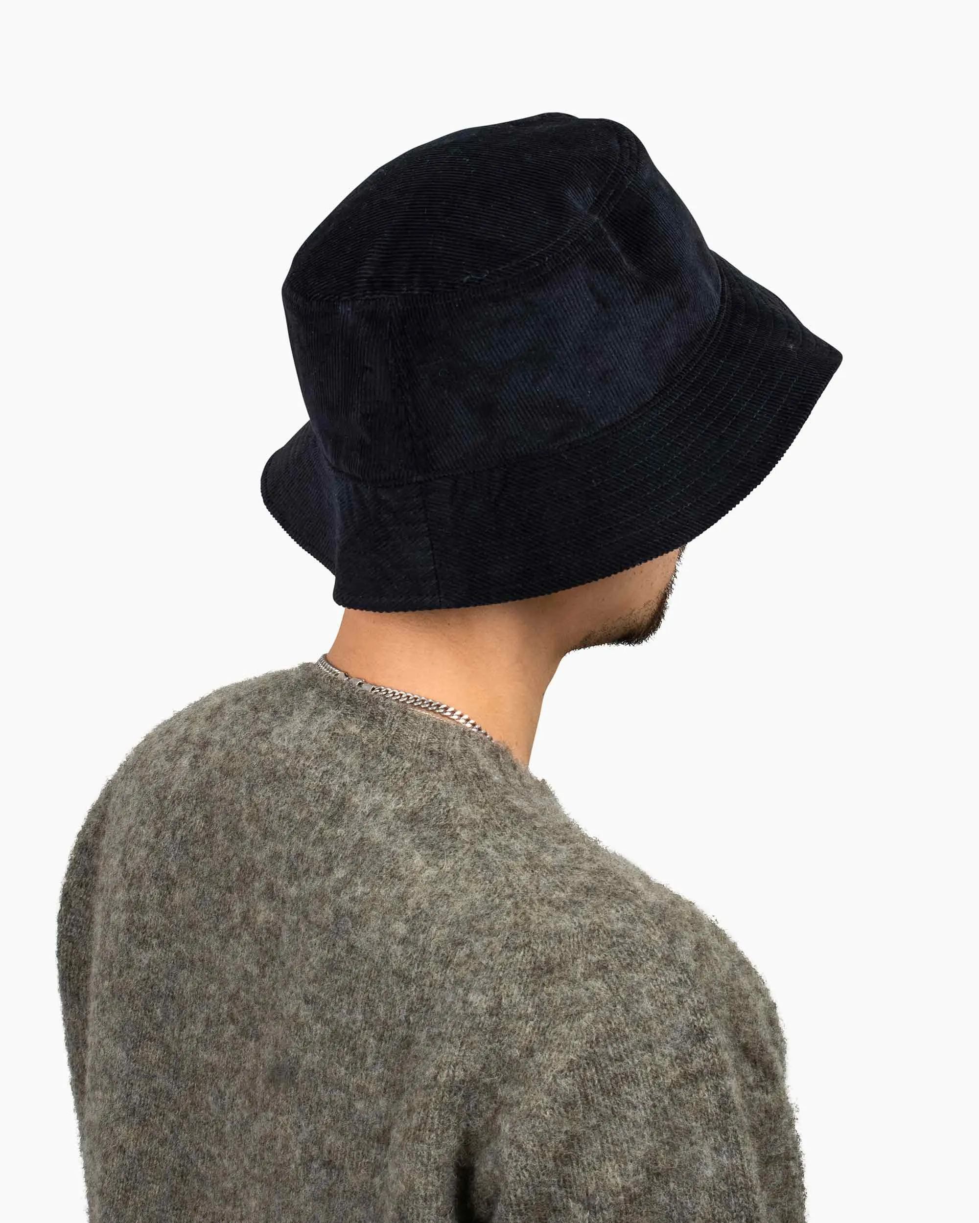 Found Feather Bucket Hat Black