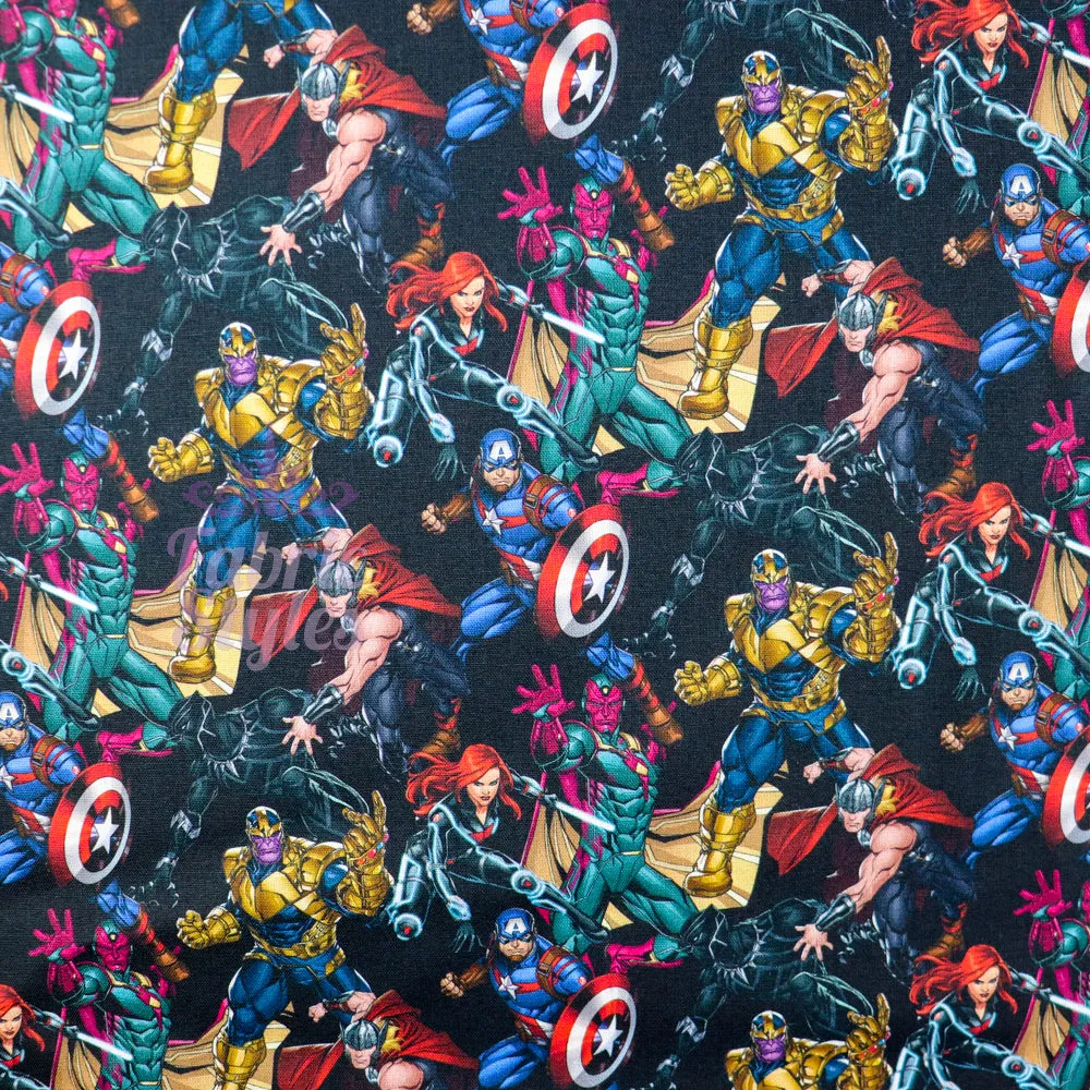 FS895_3 Avengers Heroes Cotton