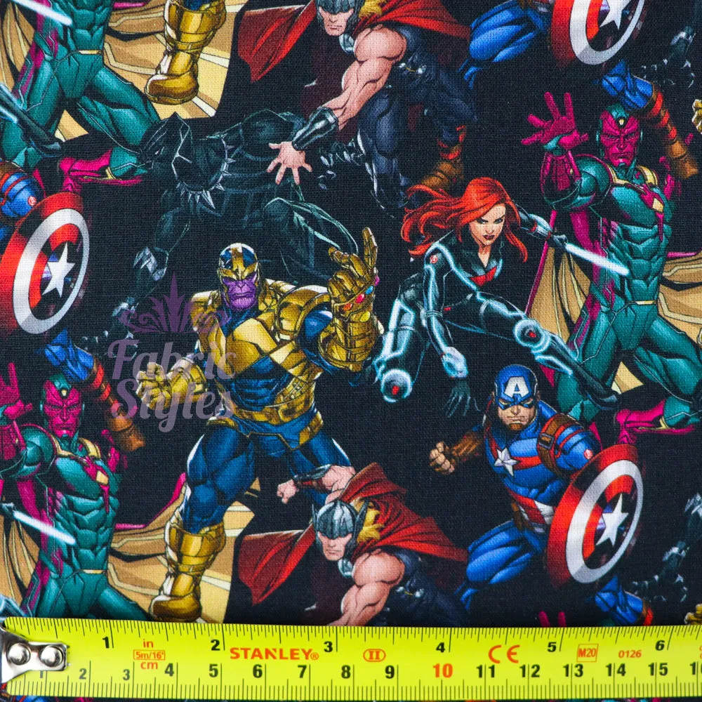 FS895_3 Avengers Heroes Cotton