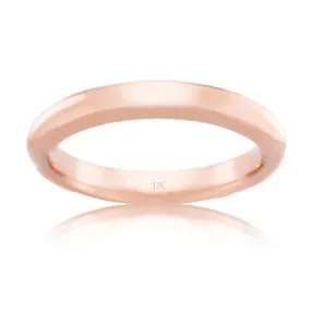 Full Dome 3mm - 18ct Rose Gold