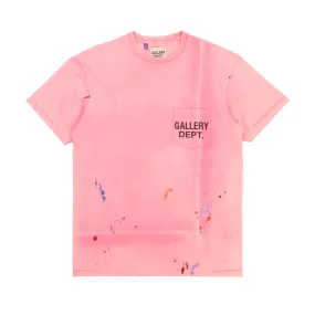 Gallery Dept. Vintage Logo Paint Splatter Tee Salmon (Pre-Owned)