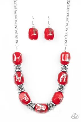 Girl Grit - Red Necklace