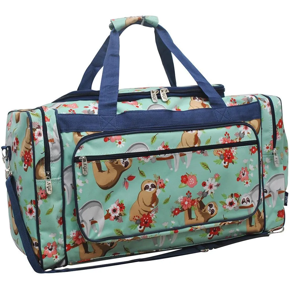 Happy Sloth NGIL Canvas 23" Duffle Bag