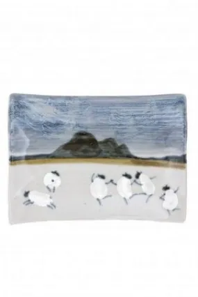 Highland Stoneware Sheep Small Rectangle Dish