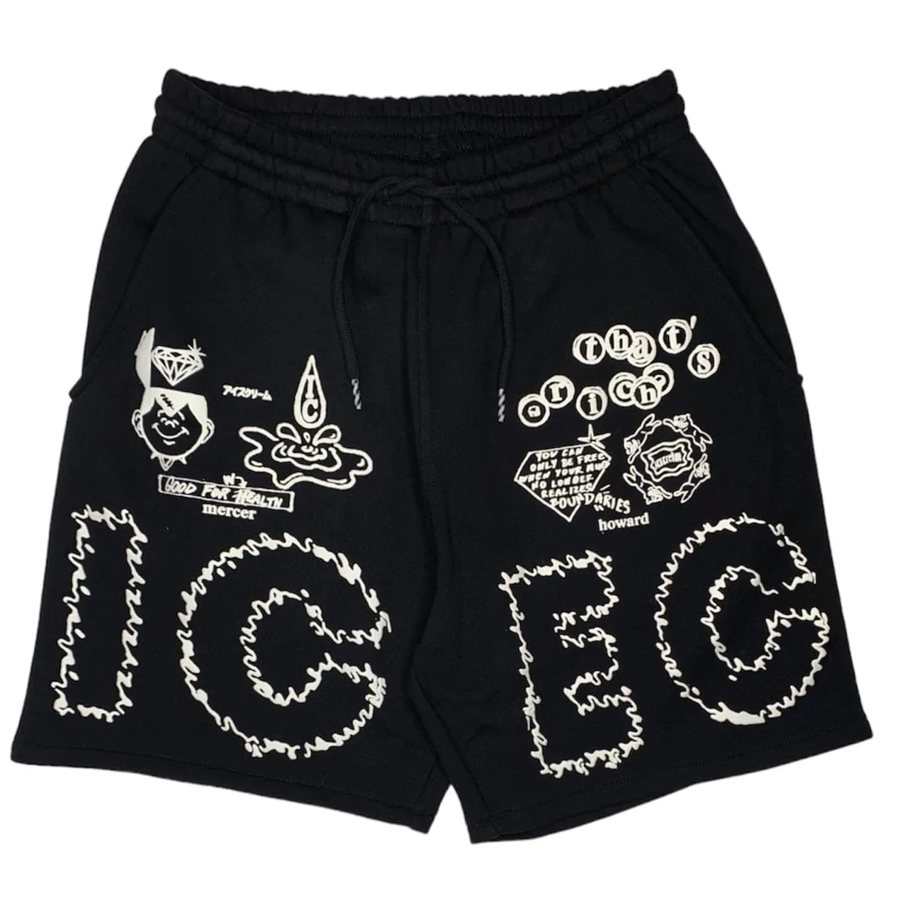 Ice Cream Flavors Short (Black) 431-4104