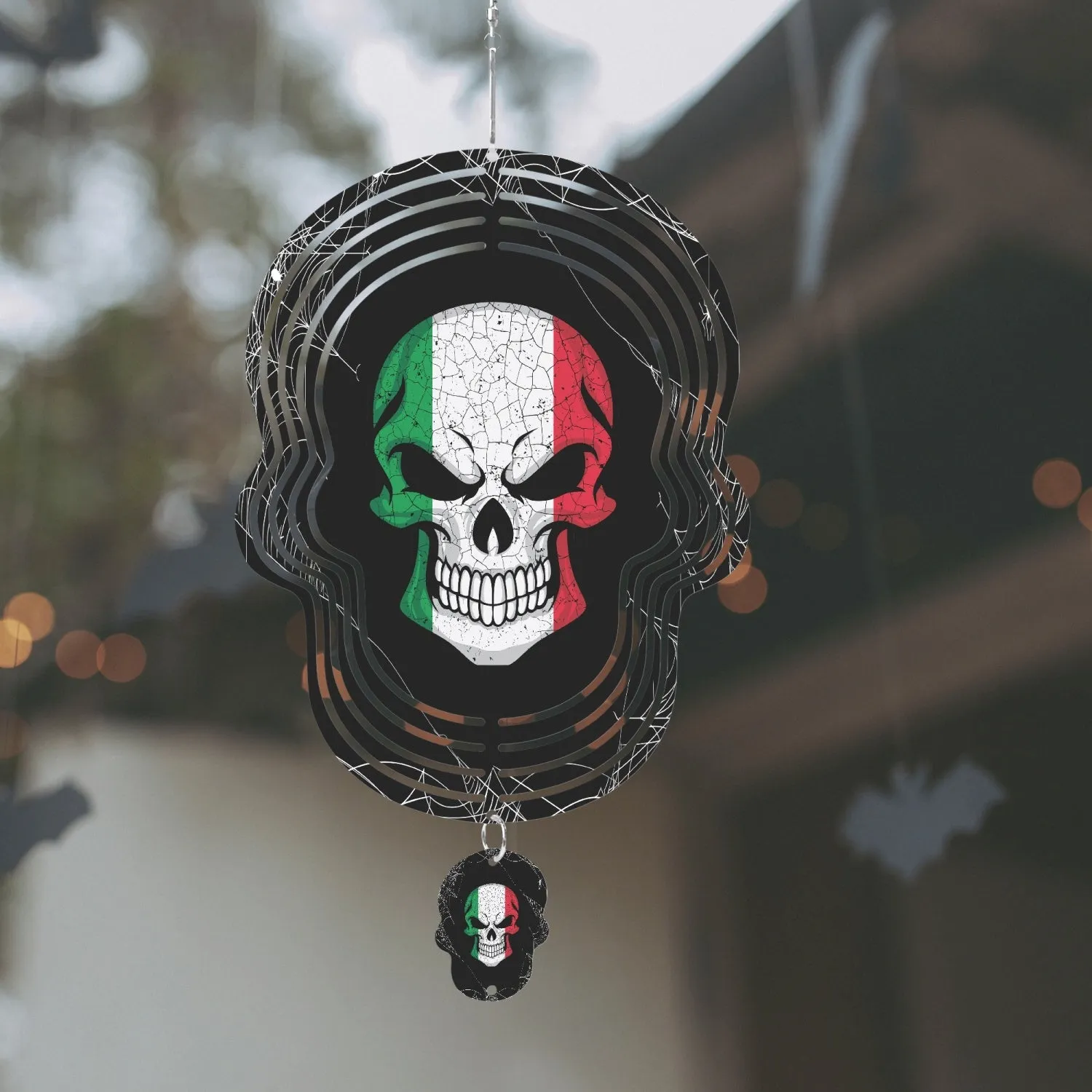 Italian Skull - Wind Spinner