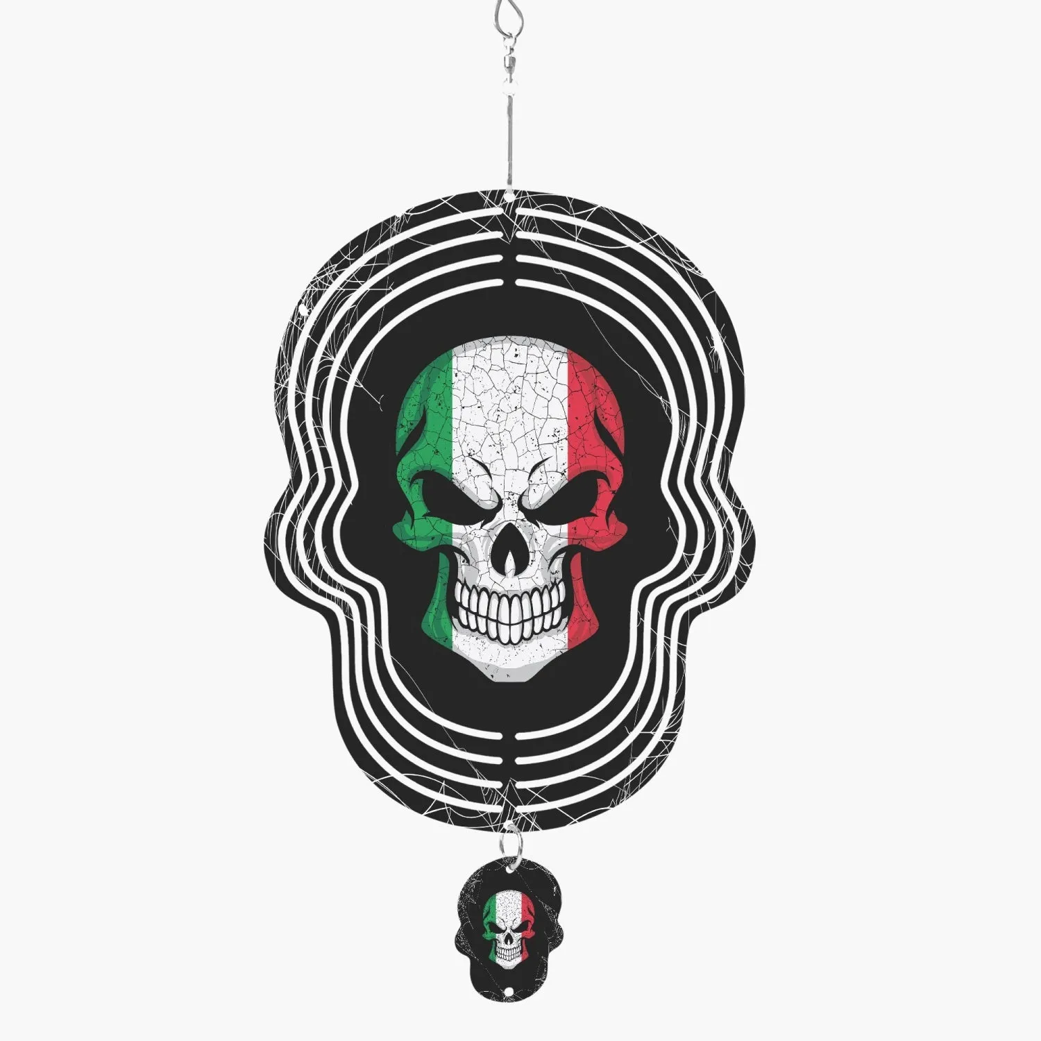 Italian Skull - Wind Spinner