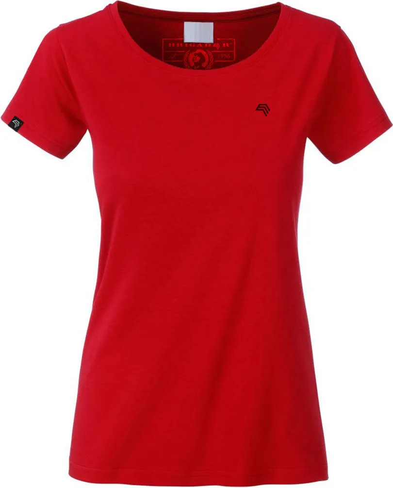 JAN 8007 ― Damen Bio-Baumwolle T-Shirt - Rot