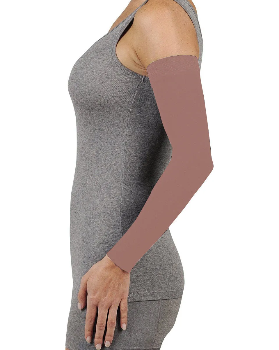 Juzo Soft 2002CG Armsleeve w/ Silicone Top Band 30-40mmHg