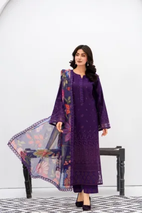 Karma Embroidered Chikankari Cotton Lawn Suit KAR125