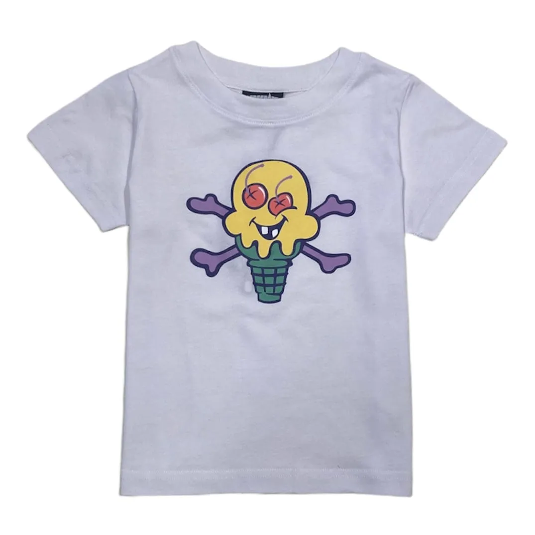 Kids Ice Cream Lemon Sorbet SS Tee (White) 423-3203