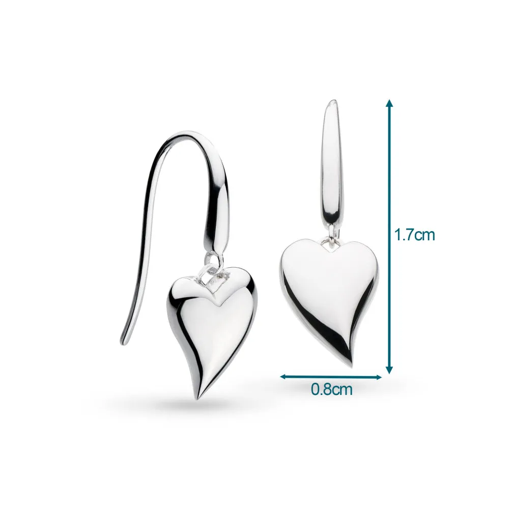 Kit Heath Desire Cherish Heart Drop Earrings