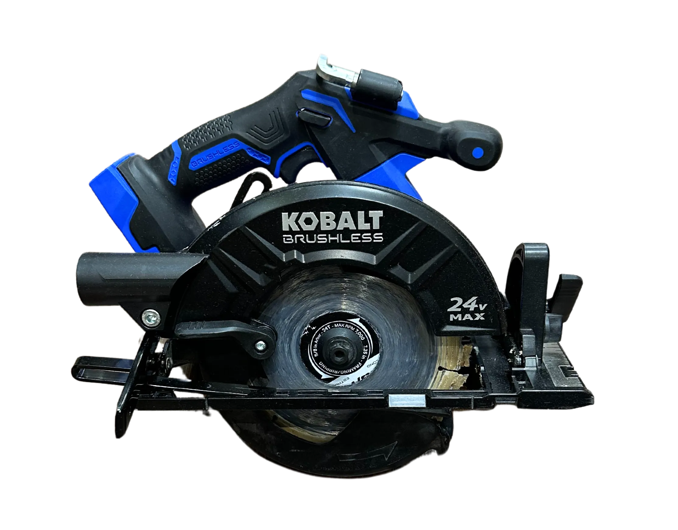 Kobalt XTR 24-volt 7-1/4-in Brushless Cordless Circular Saw W/ Battery & Charger