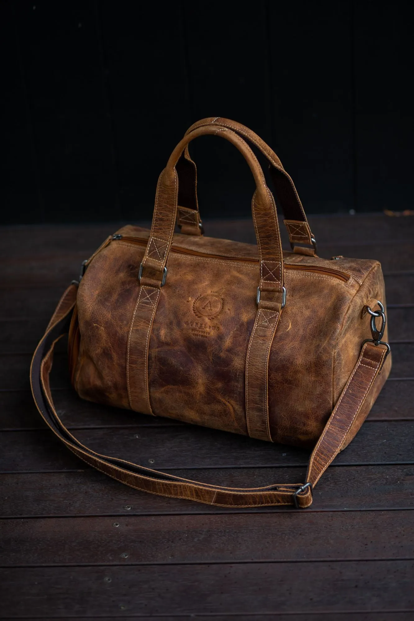 Leather Harry Overnight Bag