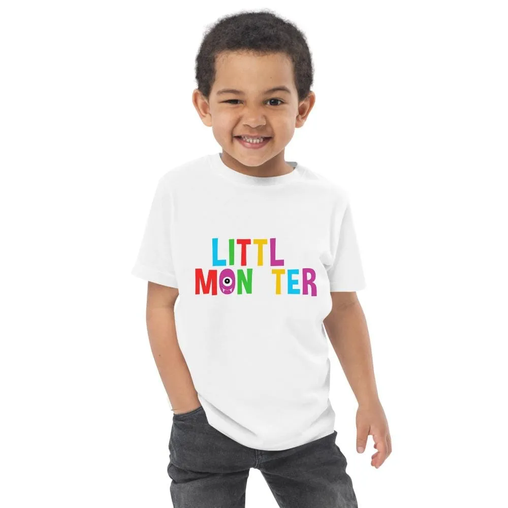 Little Monster Toddler jersey t-shirt