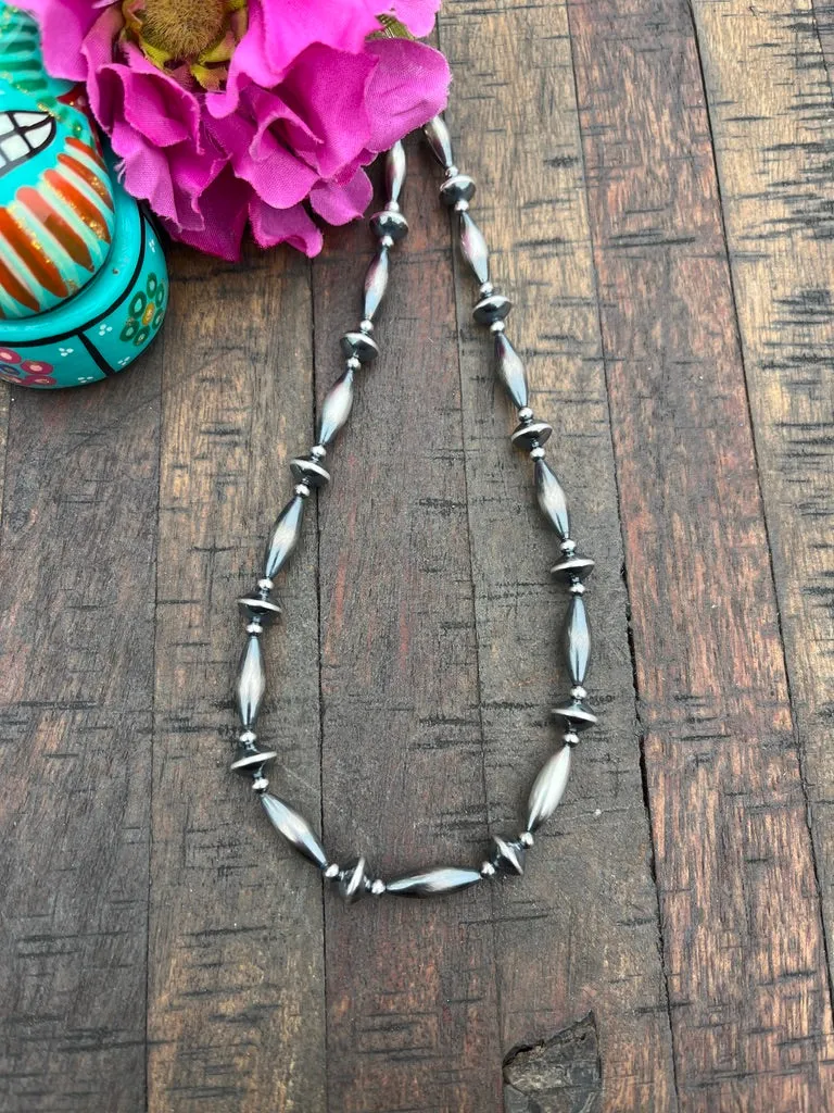 Melon Bead Necklace