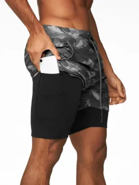 Men's 2-in-1 Sports Shorts