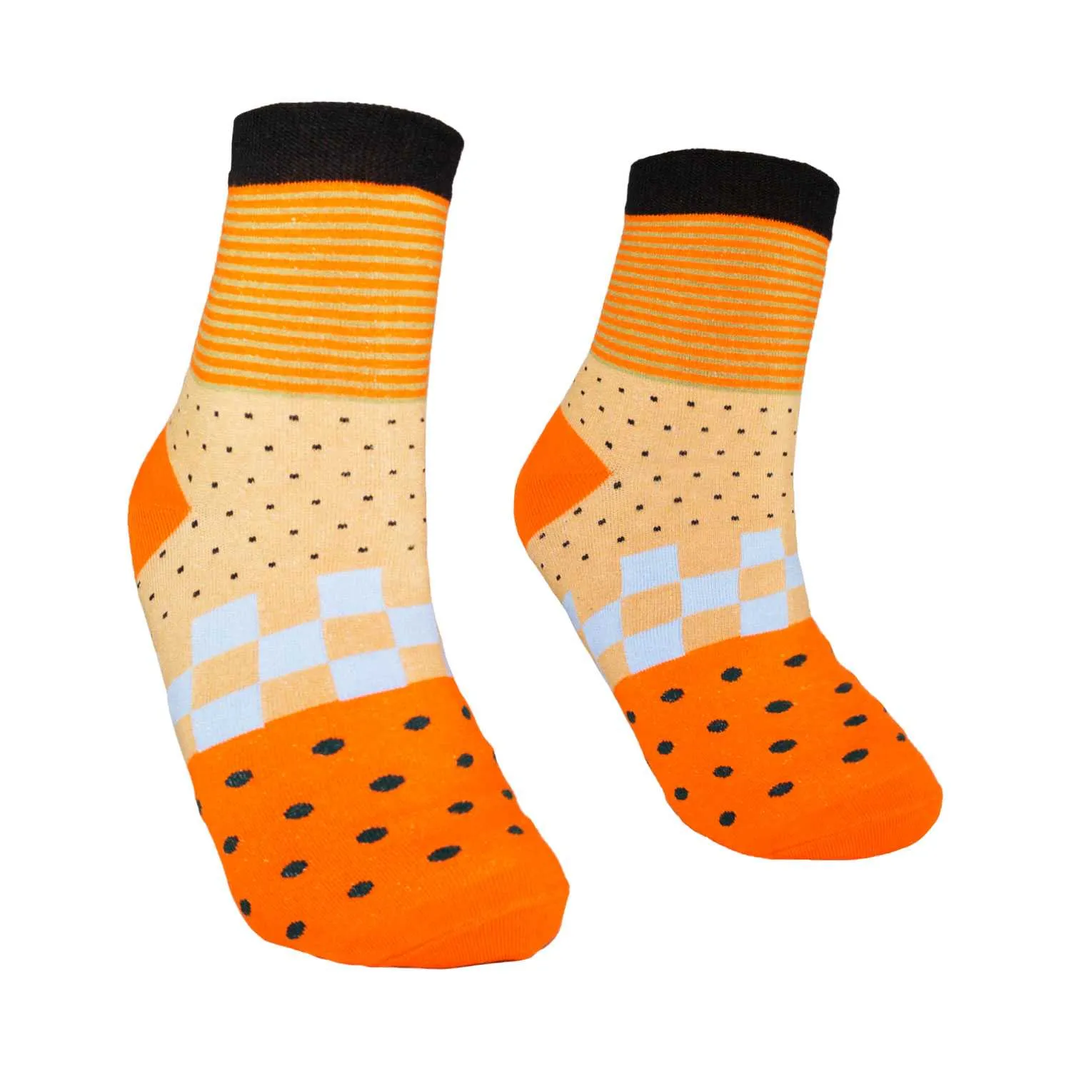 Men's Colorful Pattern Fashion Crew Socks