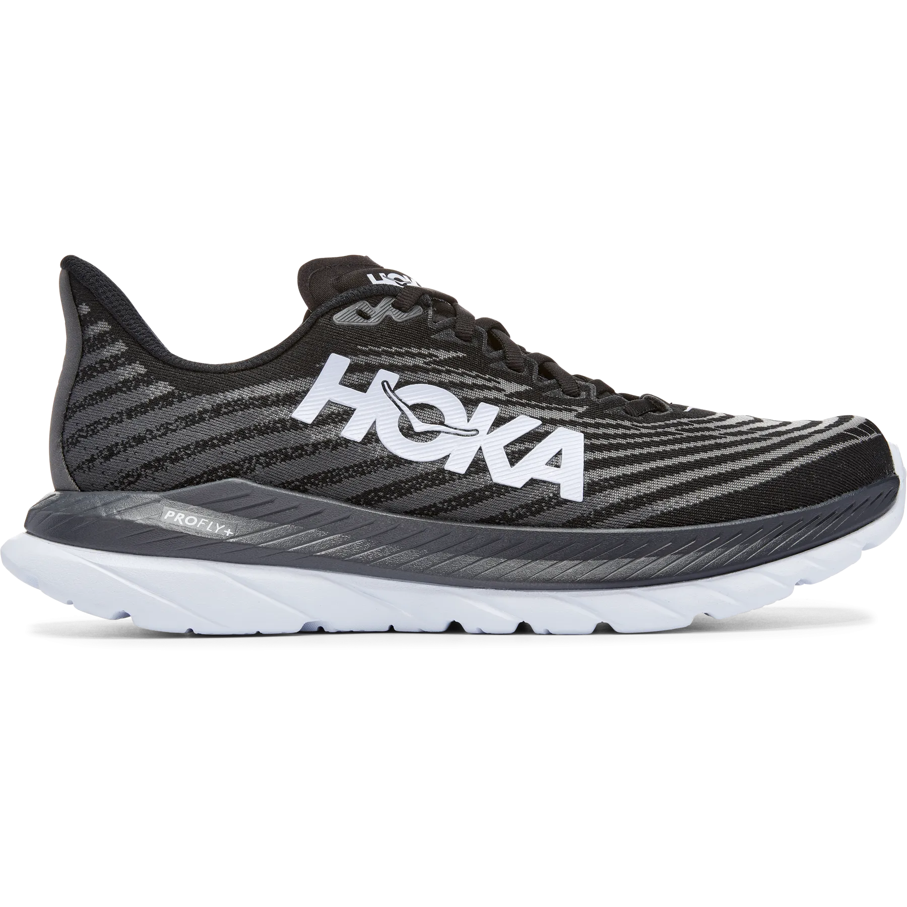 Men's Hoka One One Mach 5, Black/Castlerock, 11.5 D Medium