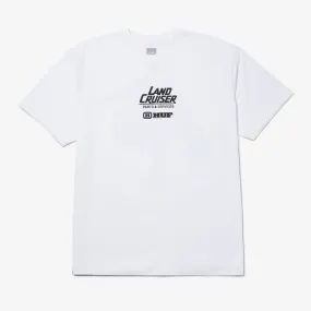 mens huf x toyota shine keychain s/s tee (white)