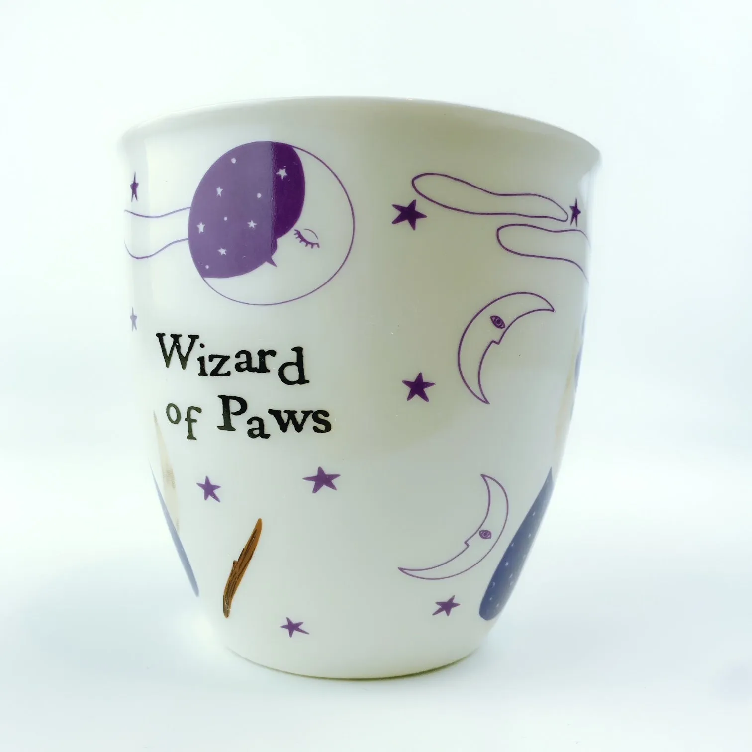 Milly Green British Design Halloween Wizard Of Paws Coffee Mug Tea Cup With Sock Set