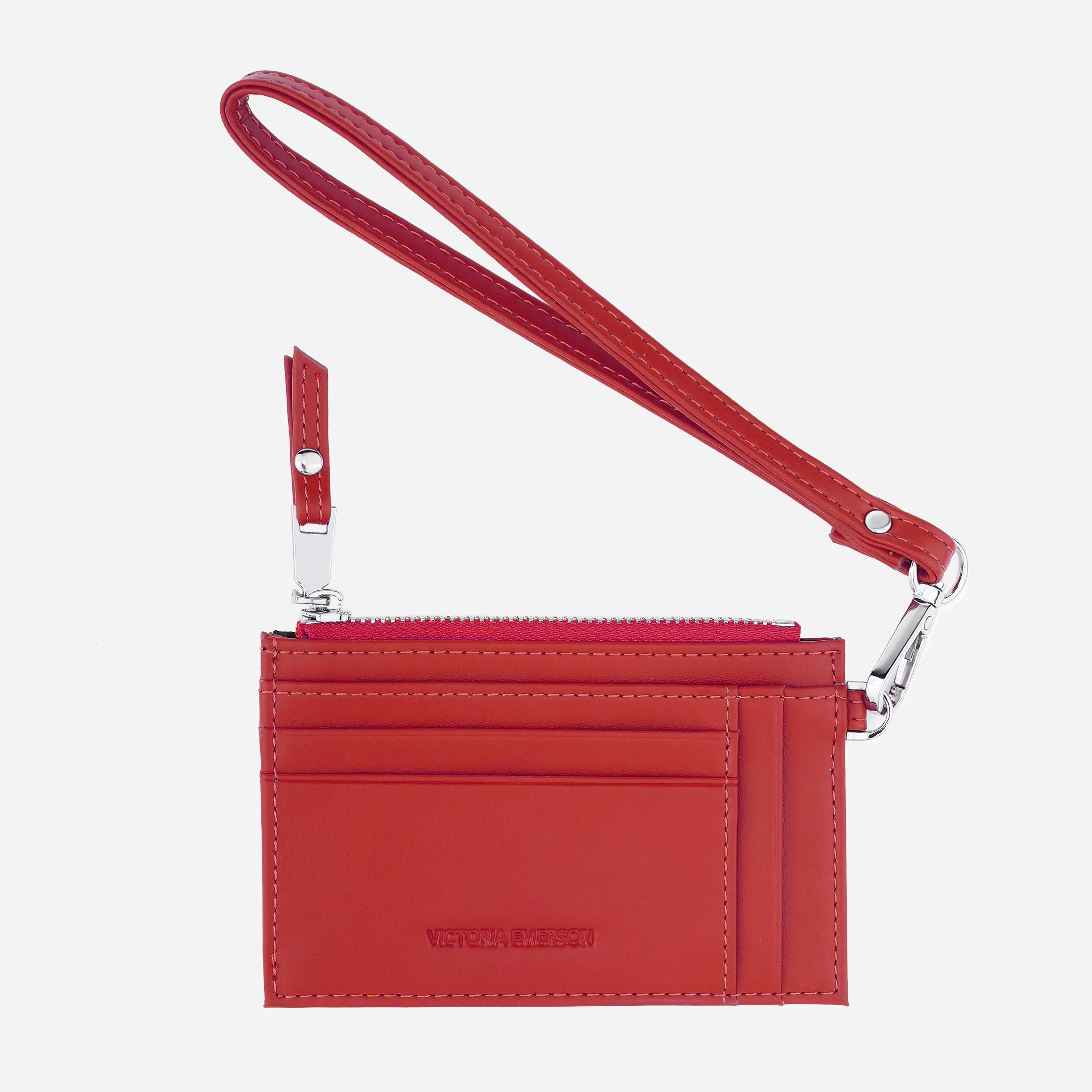 Mini Wristlet - Cherry Red