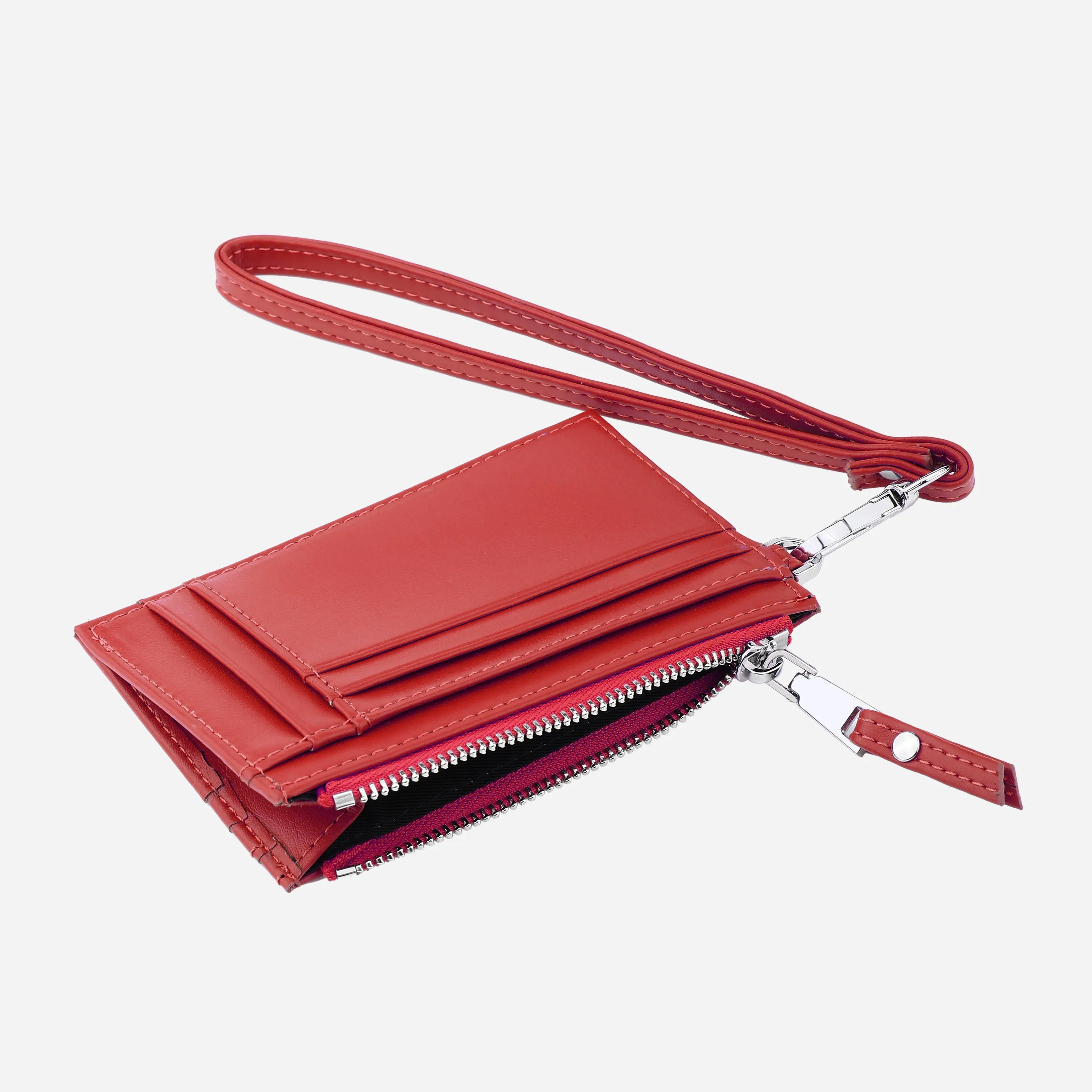 Mini Wristlet - Cherry Red