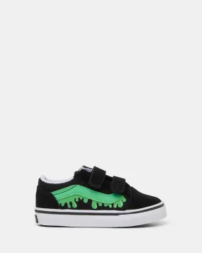 Old Skool Glow Slime Infant Black/Green