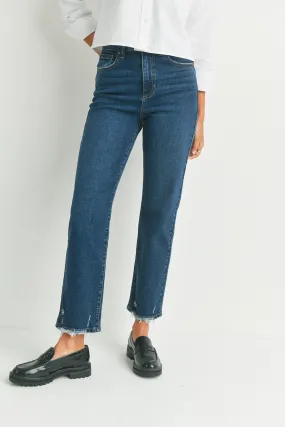 Olivia Straight Leg Jeans Dark