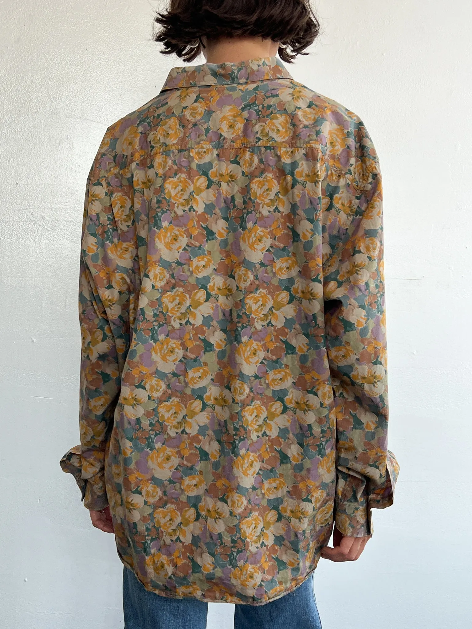 Organic Florals Cotton Shirt