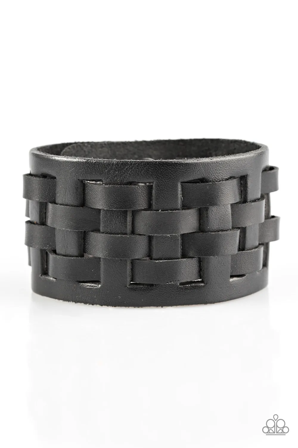 Paparazzi Accessories  - Road Hog #B365 Display - Black Bracelet