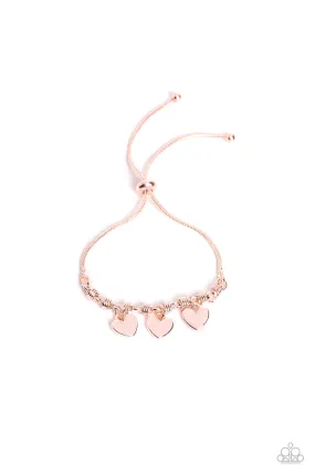 Paparazzi Romance Tale Rose Gold Bracelet