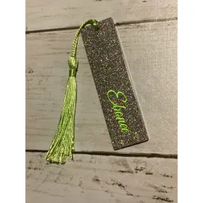 Personalized | Resin | Glitter bookmark| Readers