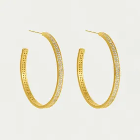 Petit Pavé Midi Hoops