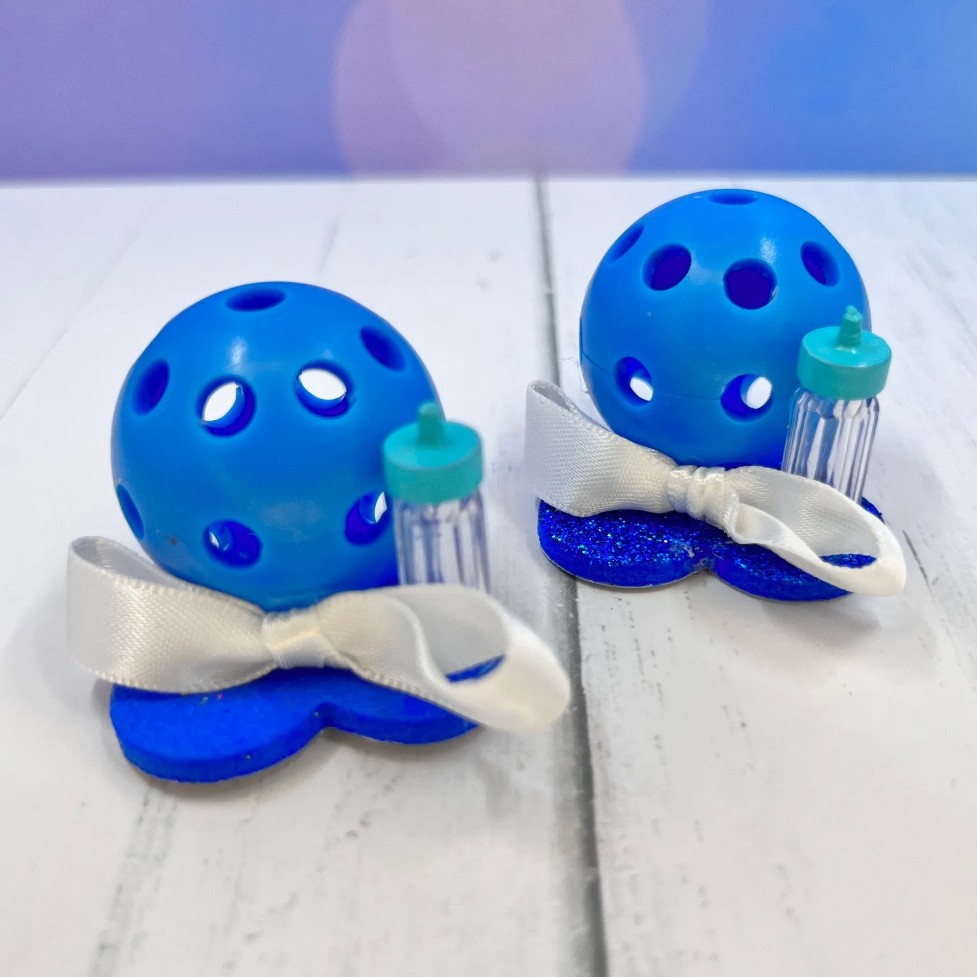 Pickleball Baby Shower Favors Or Cake Toppers | Fun Pickleball Gifts