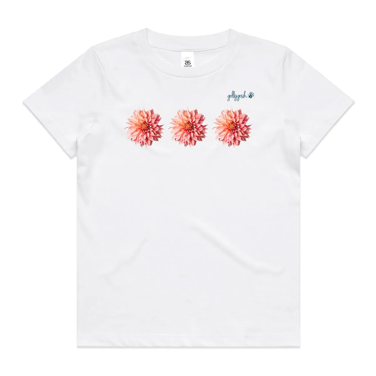 Pink Dahlias - Kids Tee