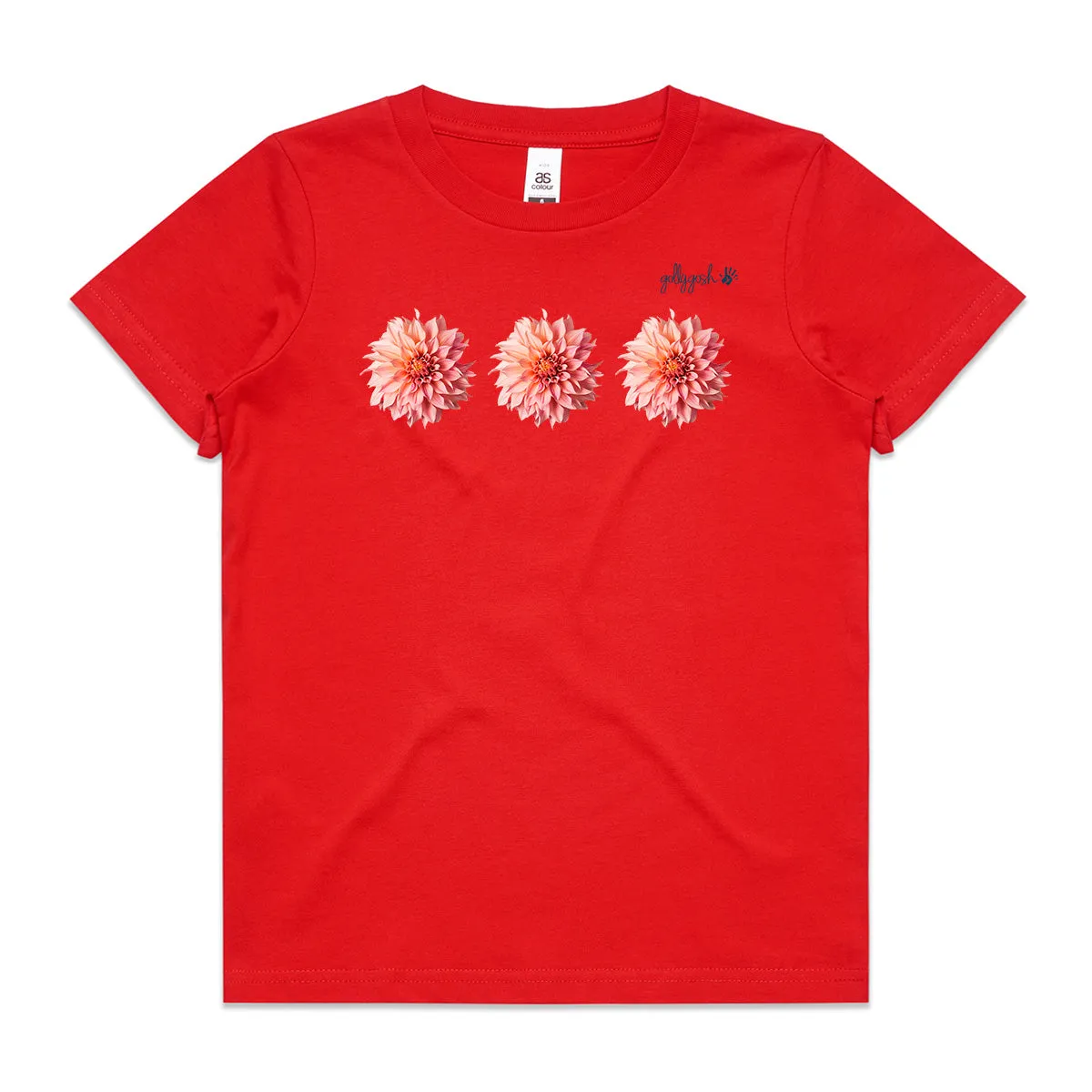 Pink Dahlias - Kids Tee