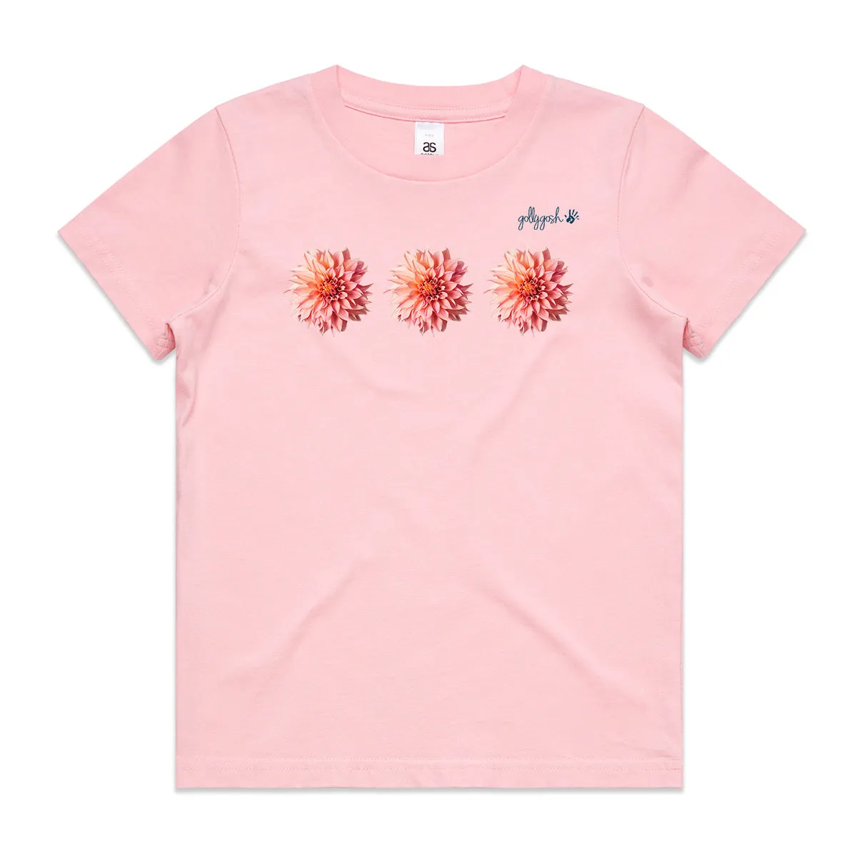 Pink Dahlias - Kids Tee