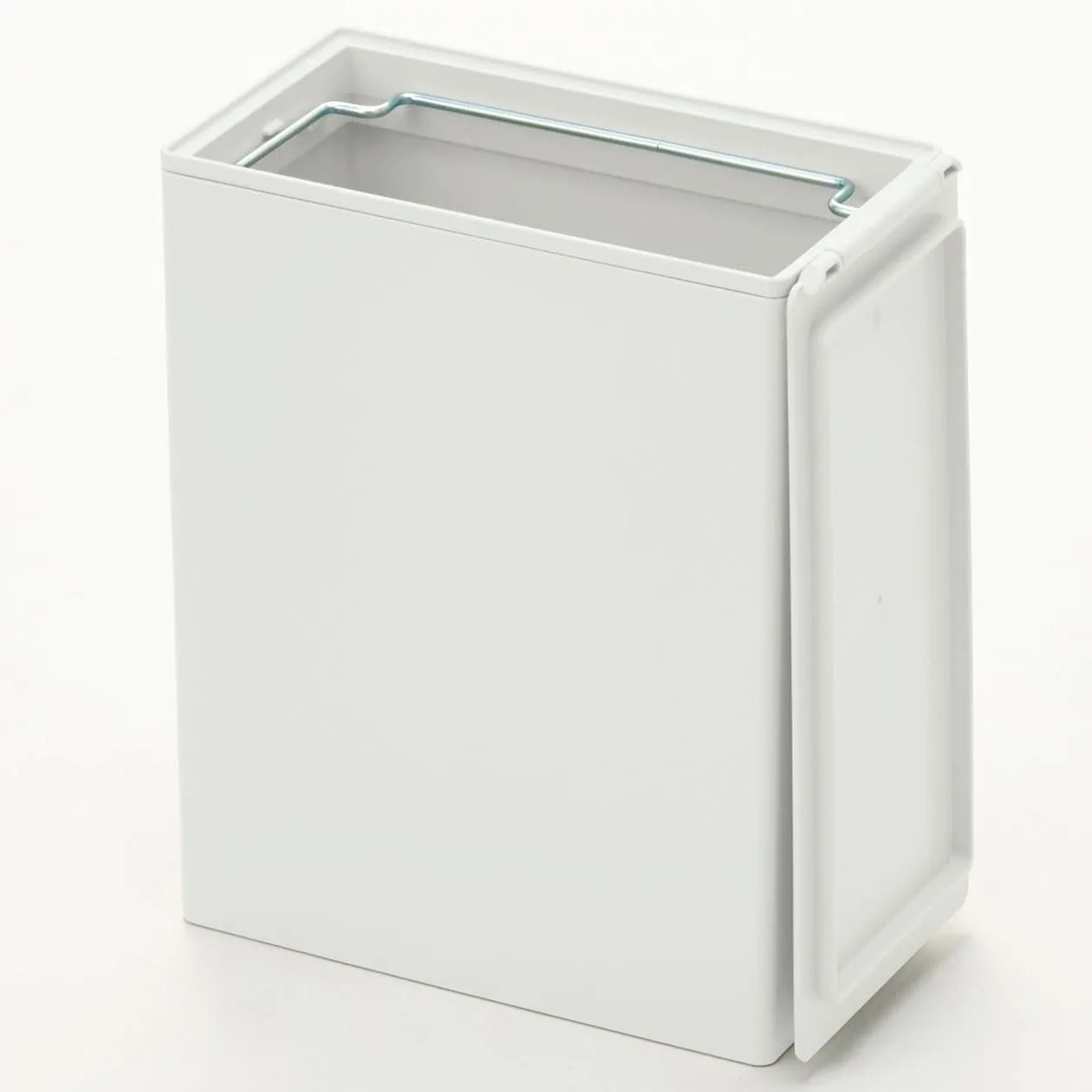 Polypropylene Desktop Dust Bin With Lid & Bag Stopper - Small