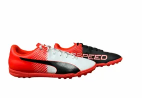 Puma men's soccer shoe evoSpeed 5.5 TT 103591 03 black-white-red