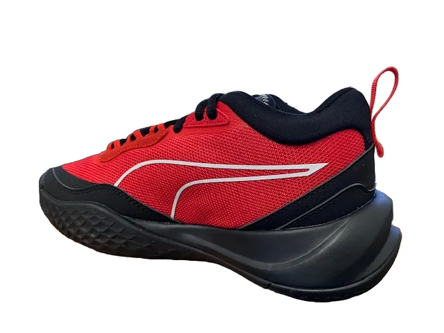 Puma Playmaker boys basketball shoe 387353 02 red-black-white