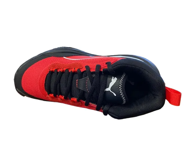 Puma Playmaker boys basketball shoe 387353 02 red-black-white