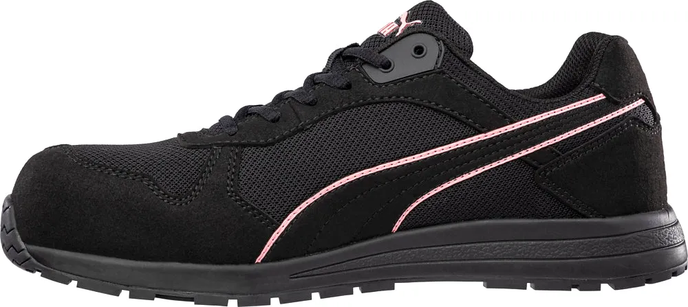 'Puma' Women's Frontside Low EH Comp Toe - Black / Pink