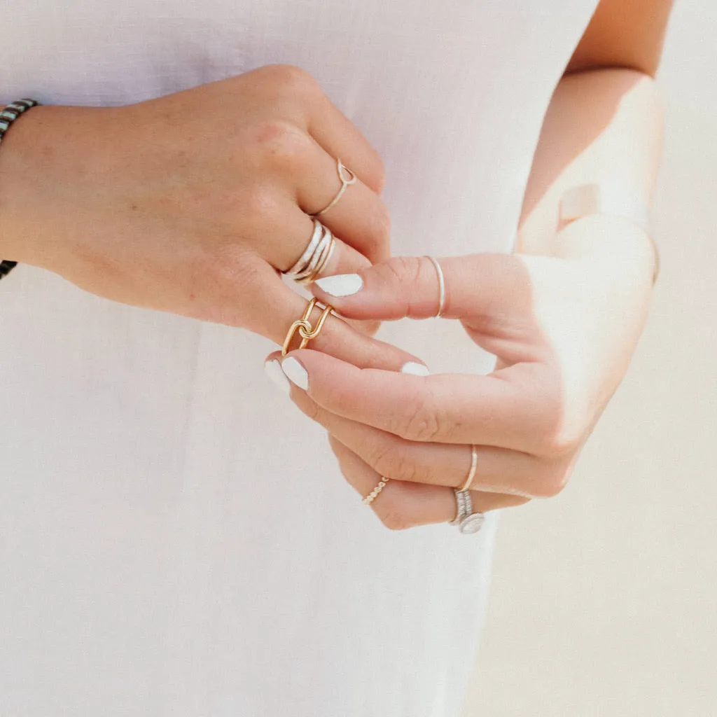 Rosalie Double Knot Ring