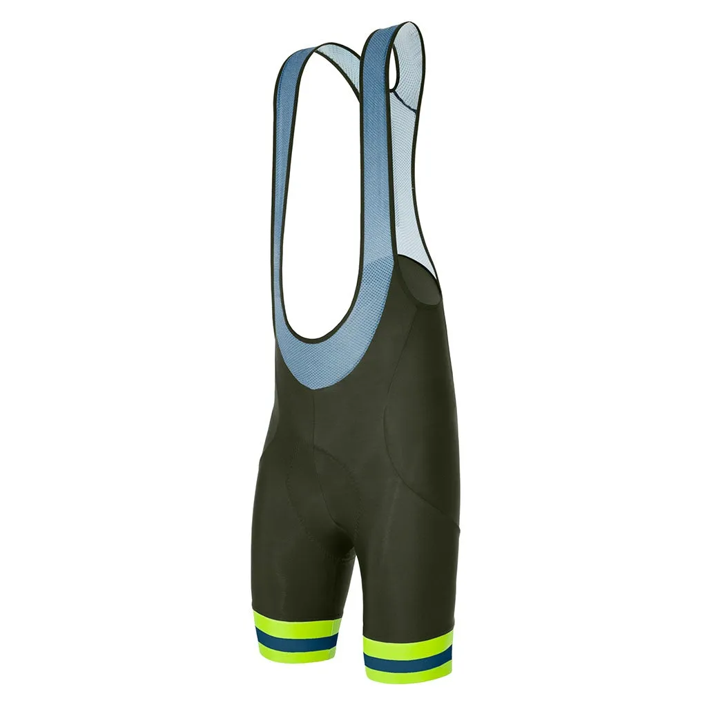 Santini Karma Kinetic Bibshorts - Military Green