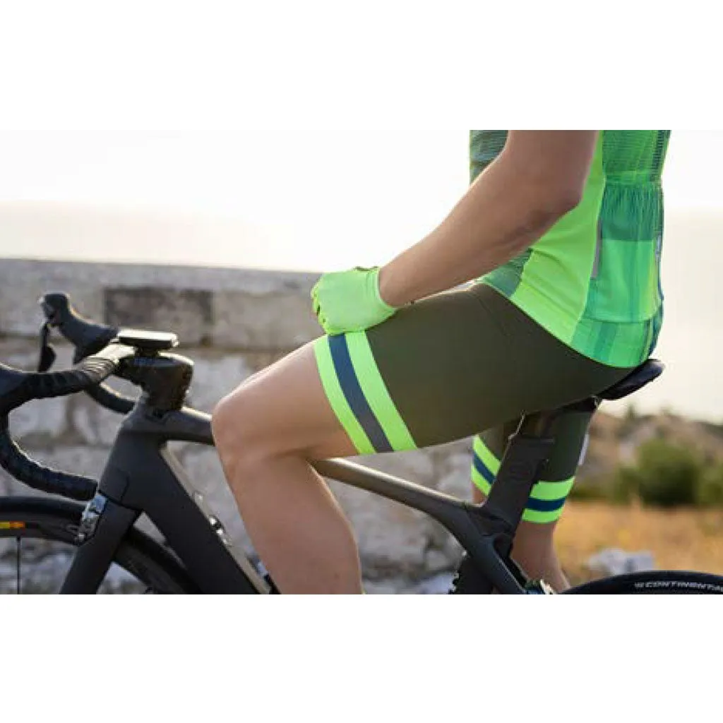 Santini Karma Kinetic Bibshorts - Military Green