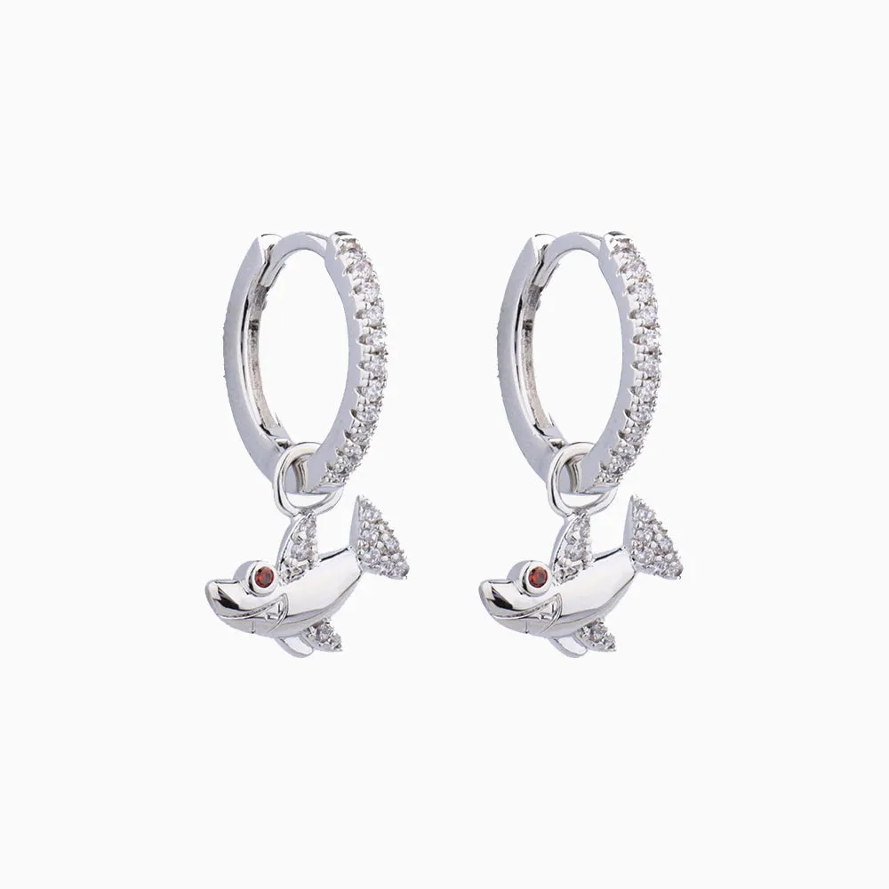 Shark Hoops Earring